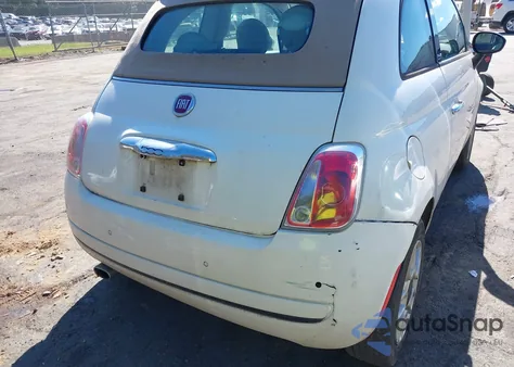 2012 Fiat 500C Pop из США, поврежденный, VIN 3C3CFFDR7CT363673